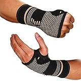 Faletony (2er-Set) Handgelenk Bandage Handgelenkschiene Copper Handgelenk Handgelenkschoner Handbandage Handgelenkstütze Sportbandagen für Sport, Fitness, Krafttraining, Bodybuilding