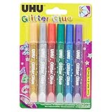 UHU Glitter Glue ORIGINAL, Tuben 6x10ml
