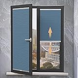Cellular Waben-Fensterrollos von oben nach unten nach oben, für Raumverdunkelung und Geräuschreduzierung, wärmeisolierend, einfach zu installieren, schnurlose Plissees (100 x 190 cm)