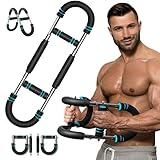 Twister Armtrainer, Verstellbares Brust Trainingsgerät, Dreistufig Verstellbarer Unterarmtrainer für zu Hause, U-förmiger Fitnessgeräte, Geschenke für Männer, Frauen, Väter, Brüder und Ehemänner
