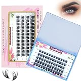 Lash Extension Set, 144 PCs Wimpern, 10-16mm Wimpern Extensions Set, D Curl Lashes (DF04 Stil)
