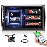 【Qualcomm】 8 Kern 4+64 GB Android 15 Autoradio für VW Beetle 2012-2018 Wireless Carplay Android Auto,9'' Touchscreen Radio 3D-Automodell/Kühlventilator/GPS/BT/WiFi/Rückfahrkamera/DSP/FM/RDS/SWC/Mic