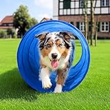 vabiono Hunde Agility Tunnel - Hundetunnel 55x150cm Spieltunnel Agilitytunnel Hundehöhle LZ