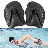 Zephyra Silikon-Schwimmpaddel, Ideales Paddel für Schwimmer, Schwimmpaddelflossen-Krafttraining, Schwimmpaddel, mit Verstellbaren Riemen, Schwimmtrainingsgerät für Erwachsene Für Anfänger und Experten