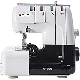 Rold GT990 Overlockmaschine mit Abfallbehälter | Abfallbehälter | Bequemes Einfädeln und leistungsstarker Motor