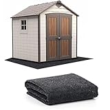 8,2 x 8,2 m Outdoor-Schuppenmatte, wasserdichte Aufbewahrungsschuppen, Bodenmatte, rutschfeste Terrassenmöbel, Boden, Kratzschutzmatte, staubdichte Outdoor-Carport-Matte (2,5 x 2,6 m)