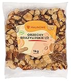 Malinowe PARANUSS 1/2 HALBIERT 1kg Natürlichen Ohne Schale