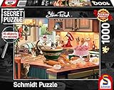 Schmidt Spiele 59919 Secret Puzzle, Am Küchentisch, 1.000 Teile, bunt