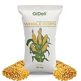 GiDeli Mais 25 kg gelb - Ganze Maiskörner in Futterqualität - Futter für Hühner, Enten, Pferde & Tauben