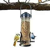 Futtersäule Vogelfuttersilo Mit Räuberschutz, Vogelhaus, Futterhaus Für Vögel, Vogelhäuschen, Transparentrohr Hängend Futterhaus Für Vögel Garden Vogelfutterhaus