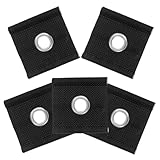 Gatuida 6 Stück Markisenösen Hakenwerkzeug Für Wohnmobil-markisen Wohnmobil-markisenclips Markisenklemmen Für Wohnmobile Campingschienenhaken Markisenhaken Für Wohnmobile Polyester Black