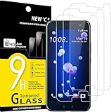 NEW'C 3 Stück, Panzer Schutz Glas für HTC U11, Frei von Kratzern, 9H Härte, HD Displayschutzfolie, 0.33mm Ultra-klar, Ultrabeständig