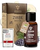 Heldengrün© BIO Zirbenöl [100% NATURREIN] - Echtes Zirben Öl - Alpen Wildwuchs aus Österreich - Zirbenöl Ätherisches Öl - Zirbenöl für Diffusor