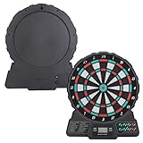 Elektronische Dartscheibe, Elektrische Dartscheibe, Automatische Wertung, Dart-Dartscheiben-Set, Dartscheiben-Set, Enthält 6 Dartpfeile mit Weicher Spitze und 18 Ersatzspitzen
