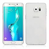 Transparent Silikonhülle TPU für Samsung Galaxy S6 Edge, Handyhülle Premium Kratzfest TPU Durchsichtige Schutzhülle, Ultradünne 0,33 mm