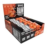 Warrior Raw Protein Riegel Flapjack (20 g) – 12 x 75 g – zuckerarmer, ballaststoffreicher Mahlzeitenersatz – gesunder Frühstücks-Hafer-Snack für Energie und Muskelwachstum (Salzkaramell)