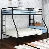 DHP Furniture Twin-Over-Ganzmetall-Etagenbett Dorel Mehrere Farben, platzsparendes Design, langlebige Stahlrahmenkonstruktion