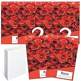 6pcs Wäscheduft Schrank Duftsäckchen Kleiderschrank Dufterfrischer, Schrankduft Frische, Duftbeutel Kleiderschrank Duft Hanging Beutel, Schrankdeo Natürlichen Geruch Sachet (6rose)