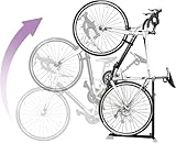Bike Nook Fahrradständer Hinterrad für den Innenbereich, Fahrradhalter, Garagen-Ordnungssysteme für Fahrräder, platzsparender Ständer mit Verstellbarer Höhe, Bike Stand