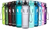 Super Sparrow Trinkflasche - Tritan Wasserflasche - 1000ml - BPA-frei - Ideale Sportflasche - Sport, Wasser, Fahrrad, Fitness, Uni, Outdoor - Leicht, Nachhaltig