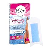 Veet Summer Ready Ausgabe Einfach Gelwachs-Streifen-Set, 20 + 12 Gratis