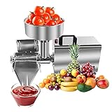 Tomatensieb Maschine, Edelstahl Lebensmittelsieb und Soßenmacher, Elektrische Fruchtpresse zum Einmachen von Tomatenpürees und Saucen