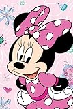 Jerry Fabrics Minnie Mouse Flauschdecke Schmusedecke Kuscheldecke 100 x 150 cm