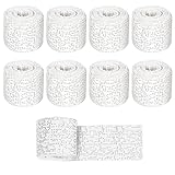 ClcIosis 8 Stück Gipsbinden zum Basteln, 5cm x 270cm Gipsabdruck Babybauch Gipsabdruck Set, Verband Gipsbinde zum Basteln Schnelltrocknend für Modellbau und DIY Handwerk