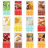 SCENTORINI Duftwachs für Duftlampe, 12 Stück, Raumdüfte Duftwachswürfel, Sojawachs Wax Melt, Raumduft, für Kerzen Wärmer, Goldener Apfel, Zimtbrötchen, Erdbeere, Mango Düfte, Geschenk Set für Weihnach