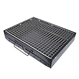 YARNOW 1 Stücke Mini Outdoor Raucher Werkzeuge Reise Faltgestell Tragbar Camping Tisch Terrasse Grill Für Terrasse Off Grill Verwendung Liefert Grills Kreative Hibachi Metall
