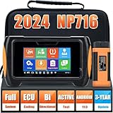 OBD2 Diagnosegerät, Bi-Direktionale Diagnosegerät für Alle Fahrzeuge, Auslesegerät Auto mit 17+ Resets und Volle Systemdiagnose, Fehlerauslesegerät KFZ für ABS-Blutung/Öl/SAS/EPB/DPF/Battery Reset