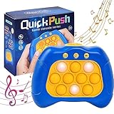 Pop It Elektronisches Spiel, Pop It Fidget Toys, Quick Push Spiel, Pop-It Pro Light Up Game, Elektronischer Whack Mole Spiel, Bubble Sensory Squeeze Toys, Geschenk für KinderElektrisches Push Bubble