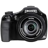 Sony DSC-HX400V Digitalkamera (20.4 Megapixel, 50-fach opt. Zoom, 7,5 cm (3 Zoll), WiFi/NFC) schwarz