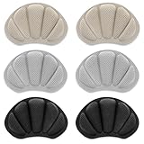 Sibba Fersenpolster Fersenschoner Füße Schuh zu Big Filler Protector Selbstklebende Patches Aufkleber Falten Pads Einsätze Kissen Prävention Fersen Griffe (3 Paar Mehrfarbig)