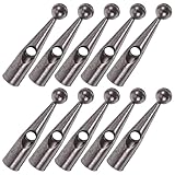 Alasum 10 Stück Teiliges Metall Regenschirm Ersatzteile Lange Umbrella Tail Beads Langlebige Schirmknochen abdeckungen Installieren Geeignet für Klapp Regenregenschirme