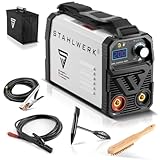 STAHLWERK Schweißgerät ARC 200 MD – kompakt, leicht, tragbar, DC MMA, E-Hand, 200 A, IGBT-Single-Board, Hotstart, Anti-Stick & optionaler Lift-TIG-Funktion