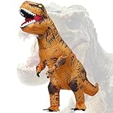 PARAYOYO Aufblasbare Dinosaurier kostüm Aufblasbare Trex Kostüm Erwachsene Dino kostüm Halloween Karneval Party Tyrannosaurus Rex Anzug Männer Frauen
