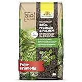 Neudorff NeudoHum Grünpflanzen- & PalmenErde – Torffreie Bio Erde, fördert gesunde Palmen und Grünpflanzen mit grünen Blättern, 40 Liter