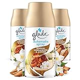 Glade (Brise) Automatic Spray Nachfüller Vorteilspack, Raumduft, Sensual Sandalwood & Jasmine, 3er Pack (3 x 269 ml)
