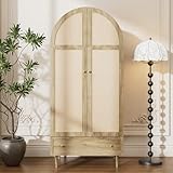 YAIXBNG Kleiderschrank mit Schubladen, Holztüren mit Leinenstoff-Bezug, großer Stauraum, Garderobenschrank für Schlafzimmer, Moderne Aufbewahrungslösung