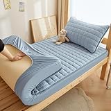 JIANINGHOME Matratzenschoner 150x200,Matratzen-Bett-Schoner mit Spannumrandung|Auch für Boxspring-Betten