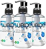 Lubido Original Gleitgel auf Wasserbasis ohne Parabene - 250ml (3er Pack)