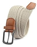 CHAOREN Elastischer Gürtel Herren, Flechtgürtel Gürtel Ohne Löcher, Robuste Bauweise und Gut Bewegen Kann 35mm