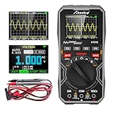 Oszilloskop-Multimeter 1MHz Bandbreite 2.5Msps Abtastrate Tragbares Handoszilloskop 2.4“ Farbbildschirm Auto/Normal/Einzel-Funktion(AT212)