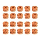 karuisi Fingerbandage aus Baumwolle, elastisch, doppelt, atmungsaktiv, für Basketball, Sport, Workout, 20 Stück