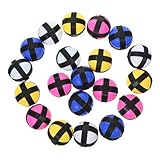 BESTonZON 20 Stück Teiliges Klettballspiel mit Bunten Langlebigen Pa Nylon Bällen Sichere Glatte Oberfläche Interaktives für Drinnen und Draußen für Familienfreude und Bewegungsspiele