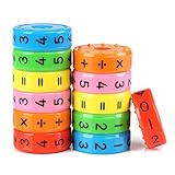 Kesote 2 Stück Lernspielzeug Mathematik Rechenrolle Einschulung Mathe Lernen Rechnen Spielzeug Schulanfang Schulkind Schuleinführung Geschenk Weihnachten