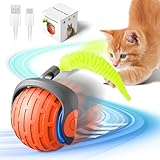 Katzenspielzeug Elektrisch,360° Automatisch Hundeball Elektrisch,Zwei Arbeitsmodi Interaktives Hundespielzeug,Interaktiver Ball für Hunde Magic Ball für Hunde Und Katzen Jeder Größe und Jeden Alters