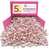 Starlight Mints einzeln verpackt, 2,3 kg Packung – Bulk Pfefferminzbonbons, 400+ harte Minzbonbons – Urlaubsmünzbonbons einzeln verpackt für Weihnachten oder Halloween, frische Büro-Pfefferminzen