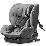 Kinderkraft Kinderautositz MYWAY, Autokindersitz, Autositz, Kindersitz mit Isofix, Top Tether Reclining, Einstellung der Kopfstütze, Gruppe 0+/1/2/3 0-36 kg, RWF 0-18 kg, INTERTEK ECE R44/04, Grau